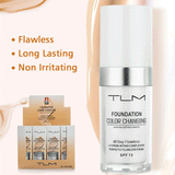 TLM Color Changing Foundation Makeup Base Face Liquid Cover Up Flawless Concealer