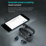 Waterproof Bluetooth 5.1 True Wireless Stereo Mini Earbuds Headphone Headset