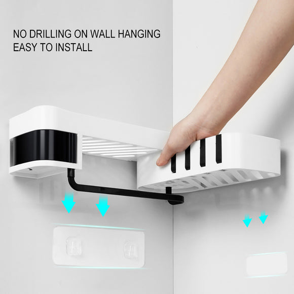 Nail-Free Shower Shelf Space Saver