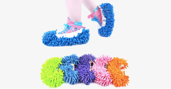 Microfiber Cleaning Mop Slippers (Ships within USA only)