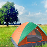 Waterproof 2 People Double Door Camping Hiking Dome Tent and Carry Bag