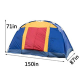 Outdoor 8 Person Camping Tent Easy Set Up Large Hiking Tent With Portable Bag