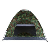 Outdoor Camouflage Single Layer Waterproof 3-4 Person Camping Tent