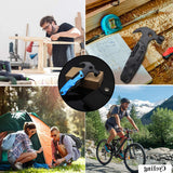 Multi-Tool 12 in1 Multi-Functional Mini Hammer Camping Gear Survival Tool