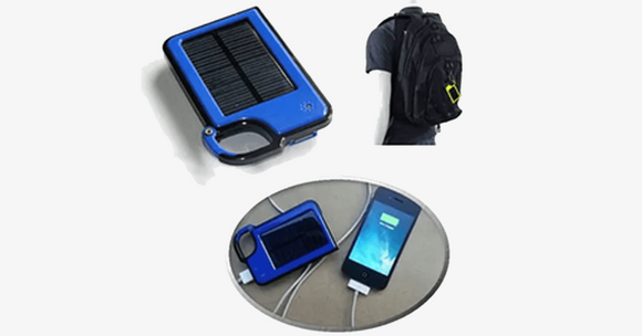 Smartphone Clip-On Solar Charger - Assorted Colors (Ships within USA only)
